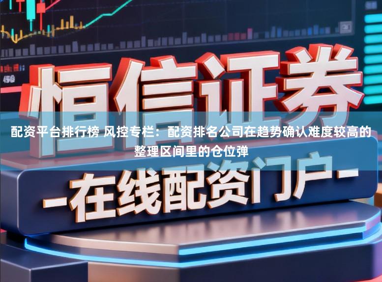 配资平台排行榜 风控专栏：配资排名公司在趋势确认难度较高的整理区间里的仓位弹