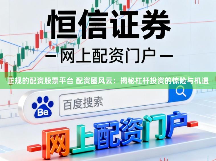 正规的配资股票平台 配资圈风云：揭秘杠杆投资的惊险与机遇